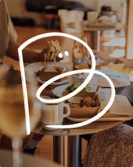 Bustle: the customers themselves.