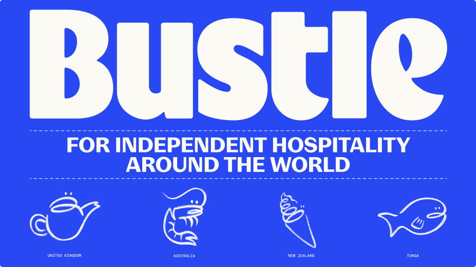 Bustle: the identity carried into the app, the content and an illustration set.