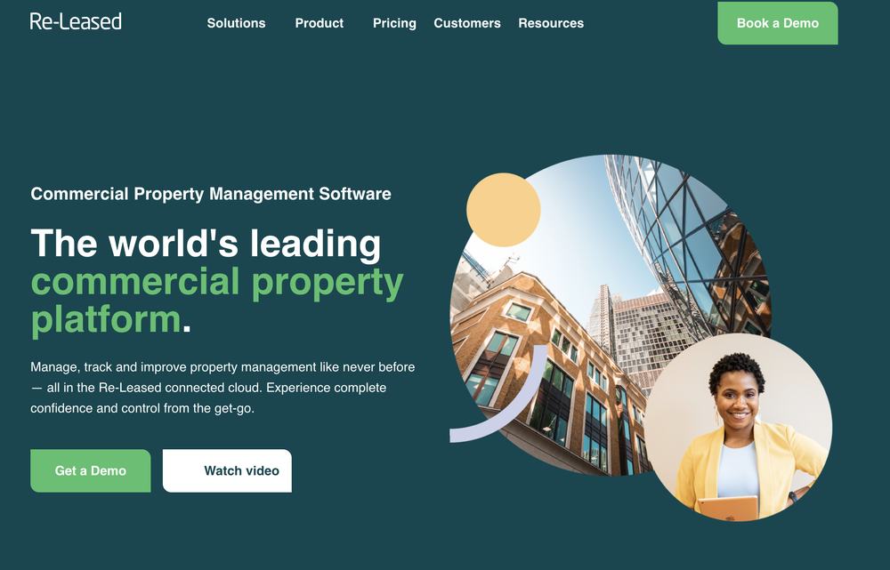 Re-Leased before the work: the homepage as it was.